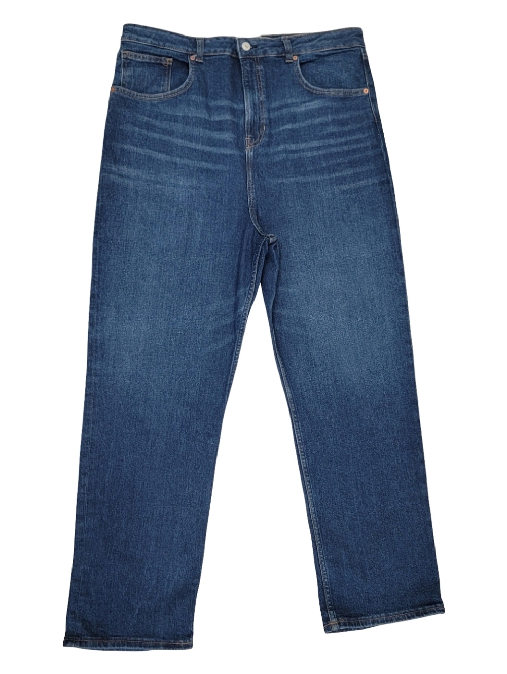 Reformation Ezra Super Stretch High Rise Straight Jeans Retro Women’s Size 34 - Picture 3 of 17
